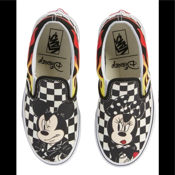 disney checkered vans